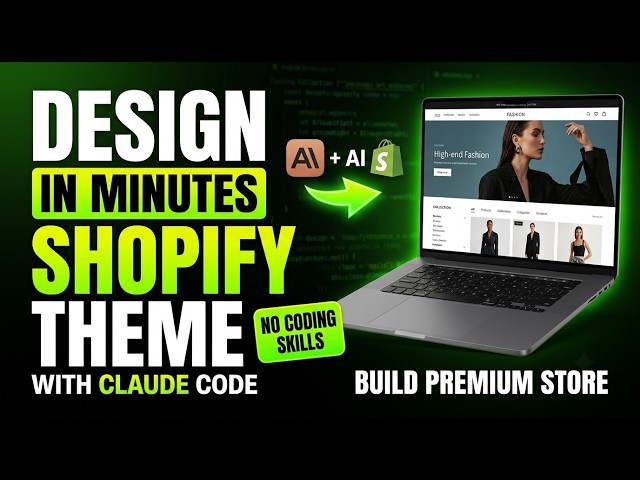 I Built a Shopify Store with Claude AI in Minutes