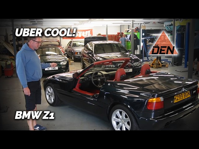 Zee Germans! A Classic Mercedes 190E & BMW Z1 Arrive at The Den
