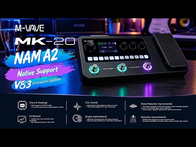 M-VAVE Native NAM A2 Support｜MK-20 V83 Firmware Update