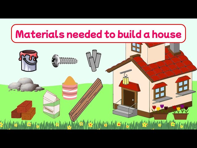 What are houses made of?  | Materials used to build a house | Exploring building materials