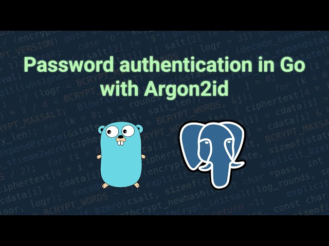 Secure Web Apps: Password Authentication in Go with Argon2id
