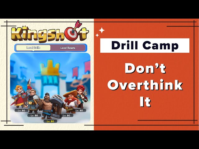 Drill Camp is Easy If You Avoid This One Mistake