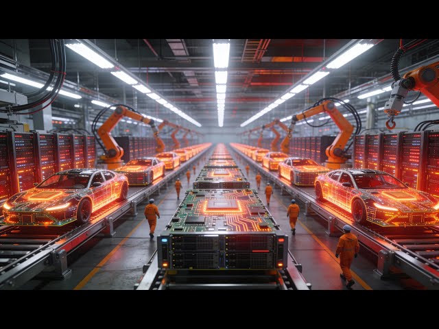 Inside a Modern AI Server Factory: From Circuit Boards to Machine Learning Systems (Full Process)