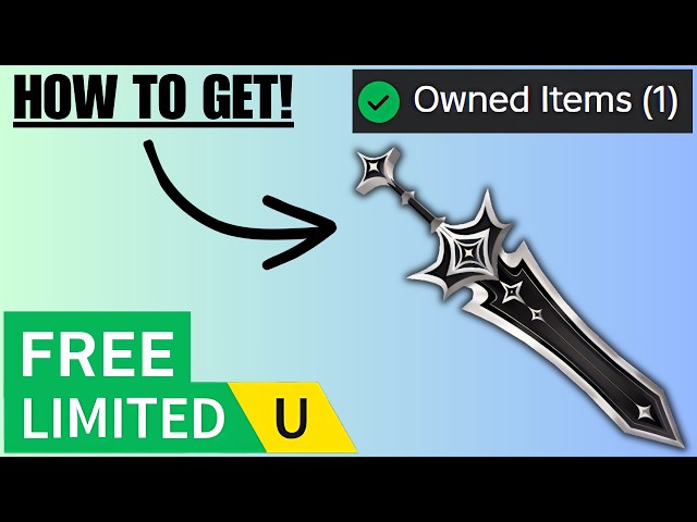 Free Dark Star Sword UGC Limited (How to Get!)
