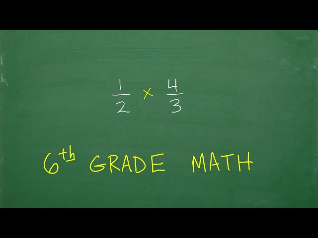 How to Multiply Fractions – 6th Grade Math