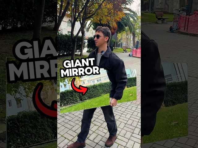 Asking a Street Artist to Upgrade my Giant Mirror 👀