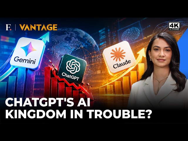 Why is OpenAI's ChatGPT Losing Market Share? | Vantage on Firstpost | 4K