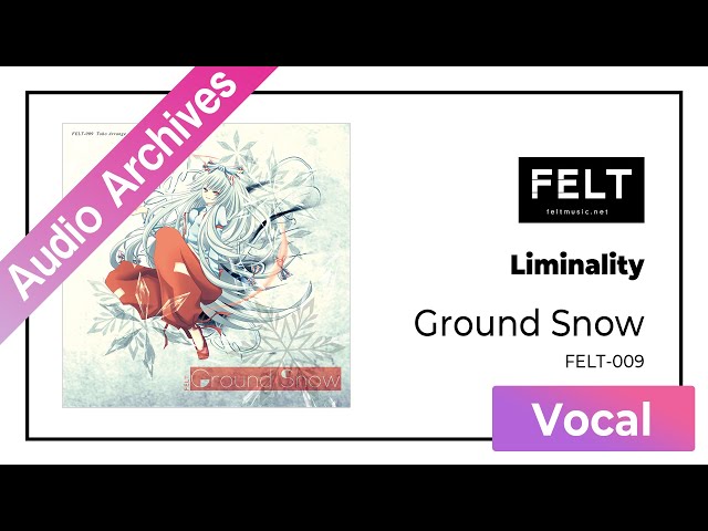 【FELT】03. Liminality（FELT-009 Ground Snow）[Audio Archives]