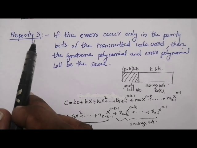 Lecture 36: Decoding of Cyclic Codes