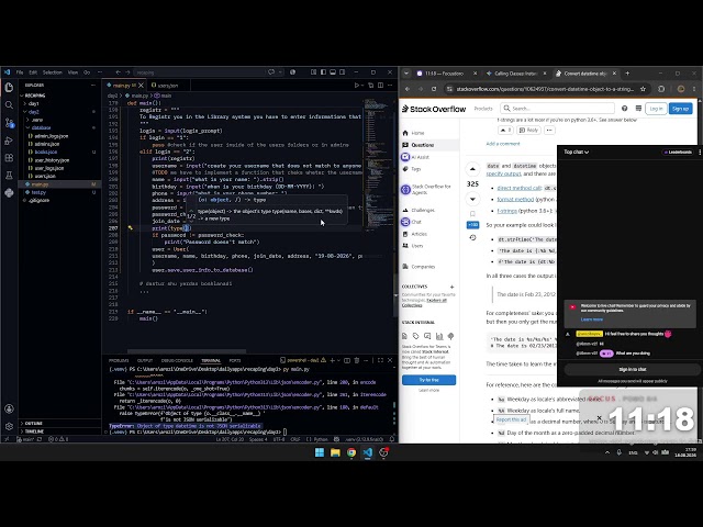 Day4 | Learning Python from srach | classes | 23 y.o | LIBRARY SYSTEM | Study 😎