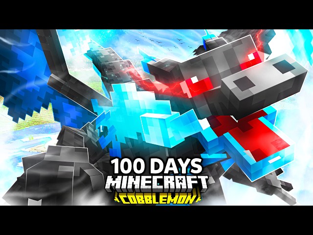 I Spent 100 Days as MEGA ALPHA TRAINER Pokémon Minecraft VS. my Rival! (Duos Cobblemon)