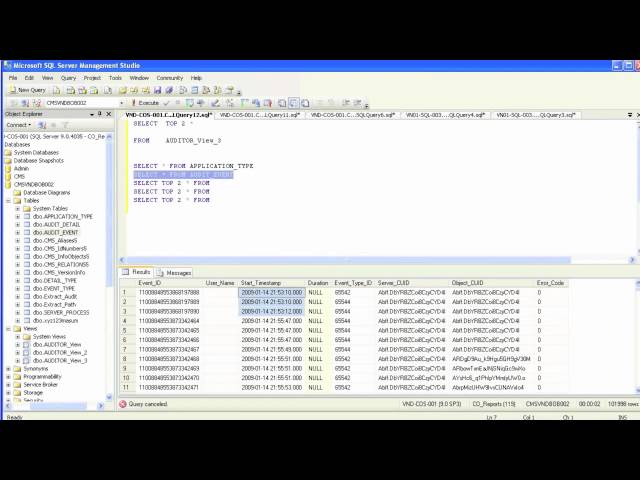 Business Objects XI R2 Auditor Part-2 View