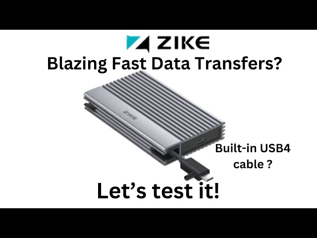 ZikeDrive USB4 Enclosure #Zike