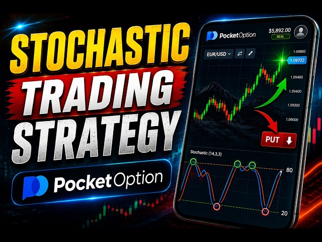 Stochastic Trading Strategy live Market In Telugu  | pocket option