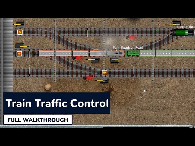 Train Traffic Control  - Full Game Walkthrough