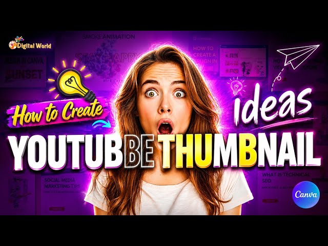 How to Make a YouTube Thumbnail in Canva | Canva Thumbnail Tutorial