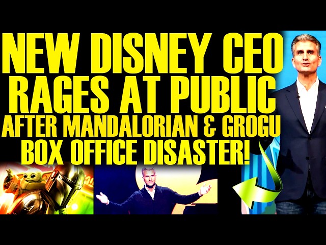 New Disney CEO ATTACKS PUBLIC After Mandalorian & Grogu BOX OFFICE DISASTER Goes Viral For Star Wars