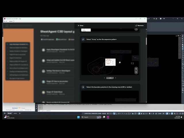 Get Step-by-Step Help Without Leaving Civil 3D