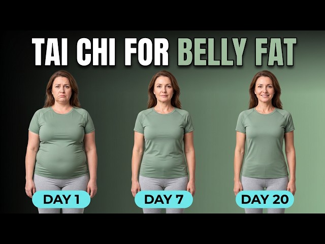 Tai Chi suave para reducir grasa abdominal y bajar de peso para personas mayores