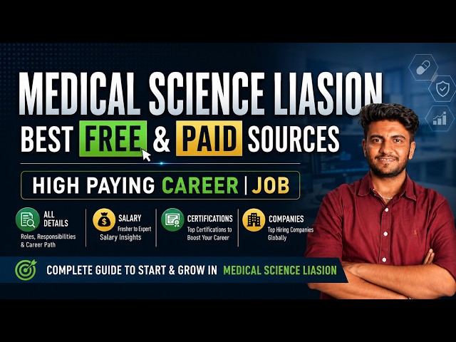 Medical Science Liaison (MSL) Career Guide 2026 | Best Free & Paid Courses | Salary & Jobs, Scope