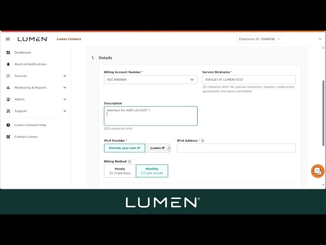 Lumen Multi-Cloud Gateway: Creating Multi-Cloud Gateway Interfaces