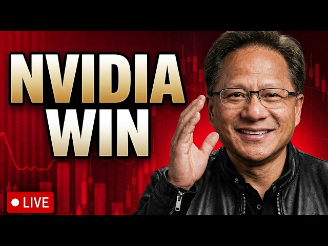 🔴NVIDIA BLOWOUT, JACKSON HOLE STARTS, GOLD, BTC RALLY! | LIVE TRADING