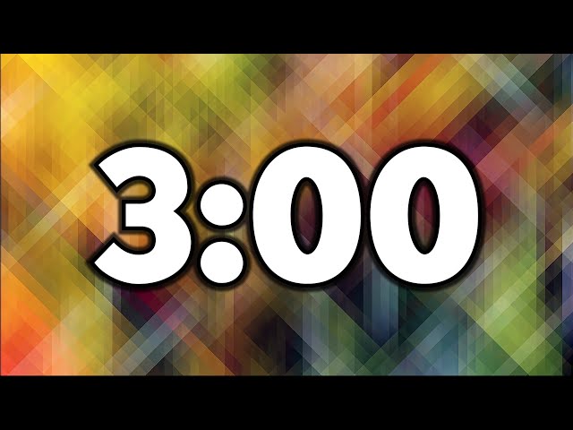 3 Minute Timer