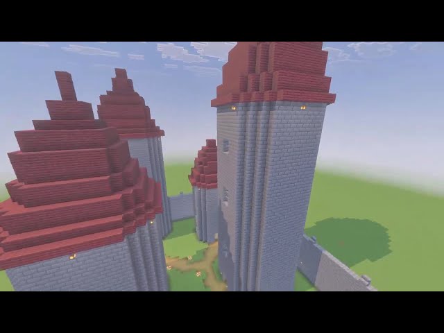 Minecraft medieval castle