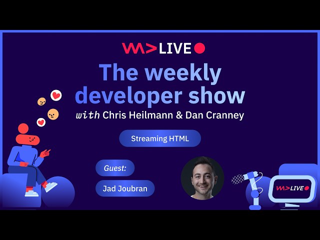 WeAreDevelopers LIVE - Streaming HTML