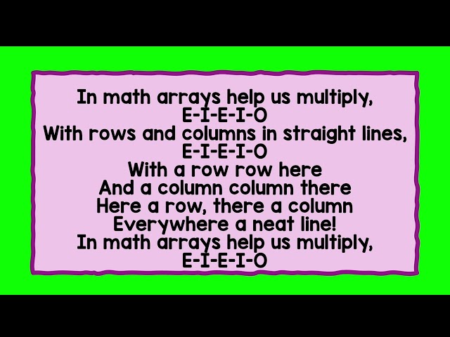 Array Song