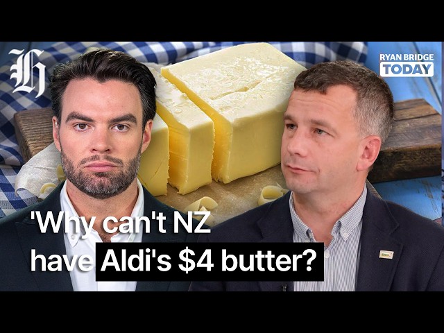 Why can't NZ have Aldi's $4 butter? David Seymour's trying | Ryan Bridge TODAY