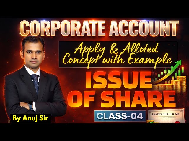 Apply & Allotment Concept | B.Com Sem 2 | Simple Explanation | Class 04 | By Anuj Sir