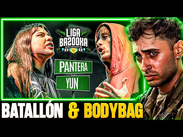 QUÉ LOCURA 😯 BLON reacciona a YUN vs PANTERA en LIGA BAZOOKA 🪖