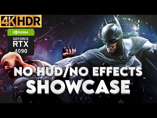 Batman Arkham Origins - NO-HUD-NO-EFFECTS MOD - Showcase - 4K HDR - RTX 4090M