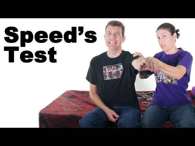 Speed’s Test for Biceps Tendonitis - Ask Doctor Jo