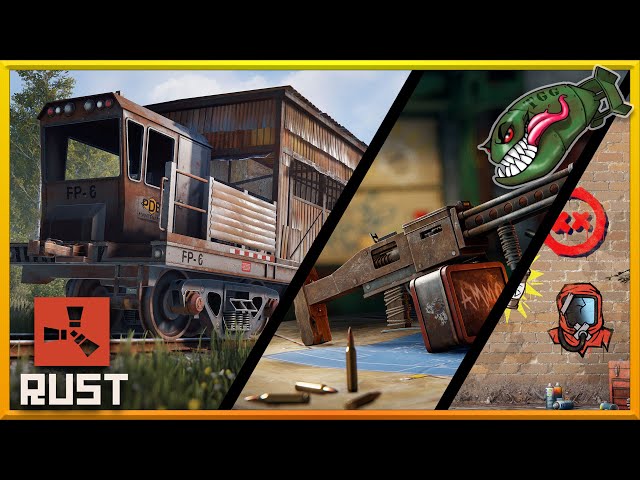 Rust: The Combat Update | New Gunplay & Recoil, HMLMG, Extended Mag, Graffiti Pack #223