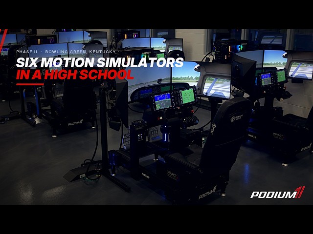 We Put Six 3DOF Flight Simulators Inside a Public High School, & We're Not Done.. Phase II