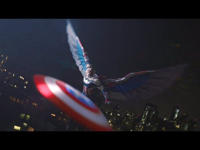 The Falcon/Captain America Fight Scenes - The Falcon and The Winter Soldier