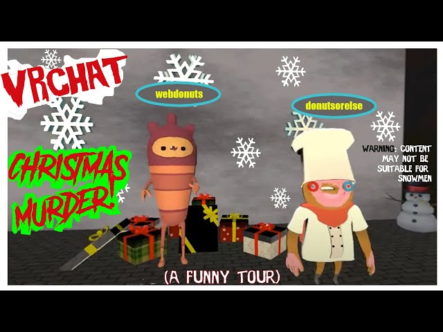 Funny VR Moments  |  Exploring VRChat Christmas Rooms in 360
