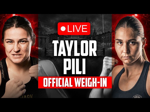 LIVE 🥊 Katie Taylor vs. Flora Pili • OFFICIAL WEIGH-IN | DAZN Boxing