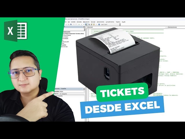 How to Print Tickets from Excel (Directly to Thermal Printer with VBA)