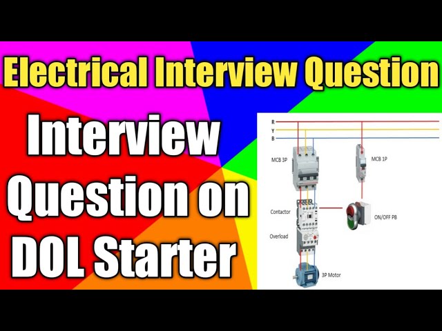 Interview Question on DOL Starter | DOL Starter working | Why motor Starting current is high