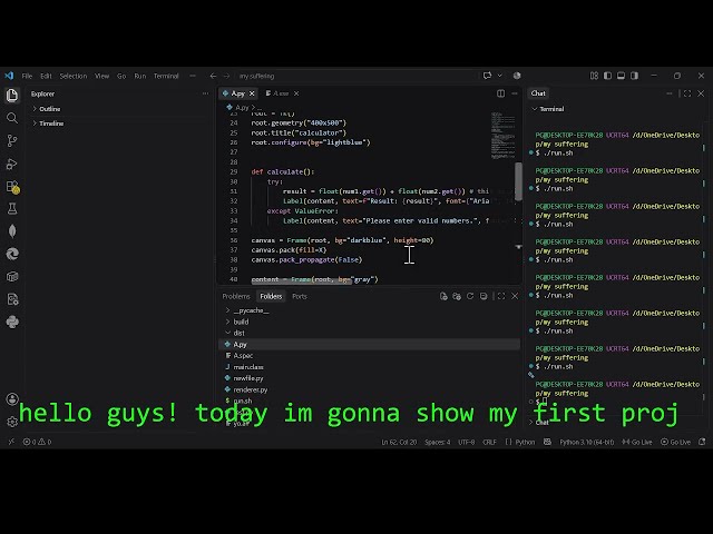 AimingBow Studios™ First real Project: Python Calculator