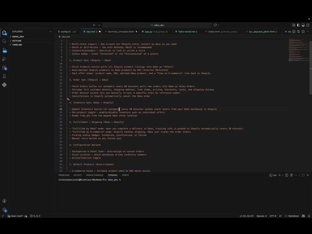 Odoo V19 - Shopify Integration