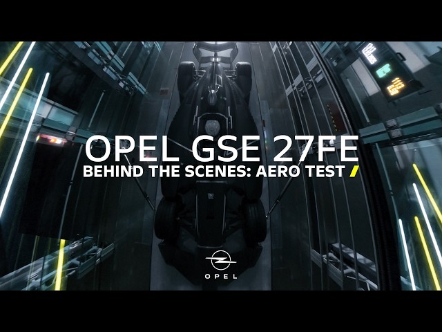Formula E GEN4 Aero-Tuning: Opel GSE 27FE Wind Tunnel Test