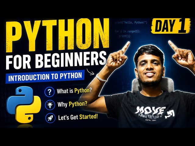 Python Tutorial for Beginners in #Telugu | Day 1 - Introduction to #Python | Why Learn #Python?