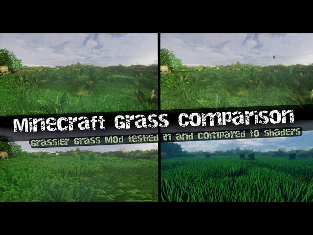 Minecraft Grass Comparison