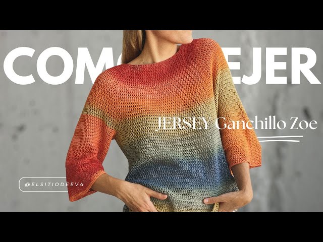 Crochet sweater with only 2 skeins | Crochet | El Sitio de Eva