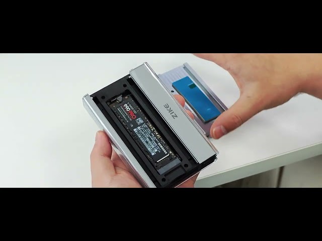 How to Install and Use the ZikeDrive USB4 40Gbps NVMe SSD Enclosure Z666?