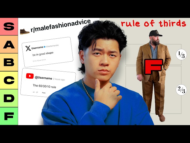 The BEST & WORST Fashion Advice (Ranked)